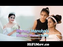 menugi manulya s makeup western bridal
