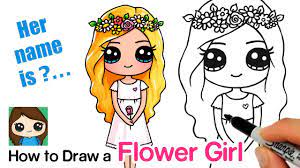 how to draw a flower cute