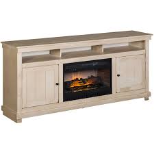 La Costa White Rustic 72 Inch Fireplace