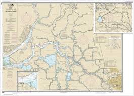 Noaa Chart Sacramento And San Joaquin Rivers Old River Middle River And San Joaquin River Extension Sherman Island 18661