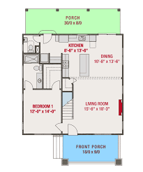 Bungalow House Plan With Porches Front