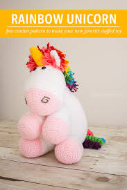 rainbow cuddles crochet unicorn pattern