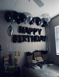 boyfriend birthday surprise bedroom