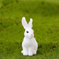 Decorative Objects White Rabbit Family