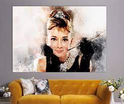 Audrey Hepburn Canvas Print Audrey