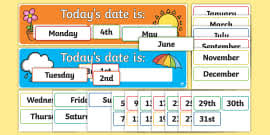 Date And Weather Interactive Daily Interactive Activity
