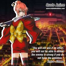 Gintoki sakata quotes the fact that war is something that makes us all regret everything. Quote Anime From Kagura Gintama Extalia Hobbies