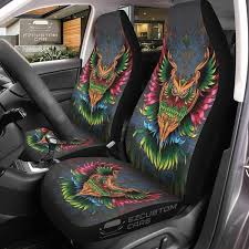Colourful Owl Car Seat Covers Custom