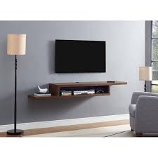 Asymmetrical Wall Mounted Tv Shelf