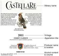 Italian Wine Label Information Wine Searcher Com