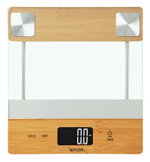 Get the best deals on taylor kitchen scales. Taylor Bamboo And Glass 11 Lb Digital Scale Walmart Com Walmart Com