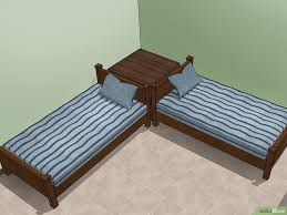 fit two twin beds in a small room