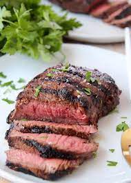 Grilled Beef Sirloin Chops Marinade Recipe gambar png