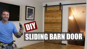 how to make a sliding barn door you