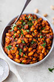 easy baked beans heathy made without