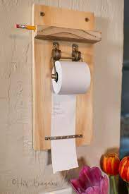 Wall Mounted Paper Roll Note Holder