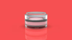 stackable makeup jar 3d model cgtrader