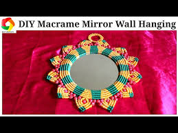 Easy Macrame Mirror Wall Hanging New