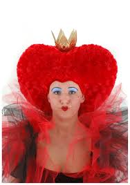 queen of hearts wig costume accessory