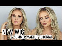 new wig and summer makeup tutorial