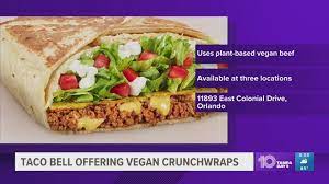 taco bell introduces vegan crunchwrap