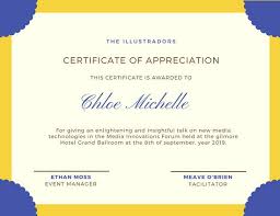 Certificate Of Appreciation For Guest Speaker Sample Customize 40