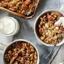 Healthy Pecan Granola Recipe gambar png