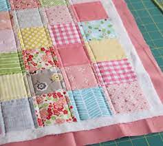 binding a quilt with the quilt back