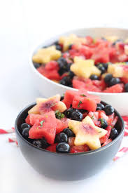 perfect summer fruit salad with honey