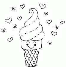 Ice cream cone summer coloring pages to print and color for children of all ages. Ice Cream Coloring Pages For Kids Coloring Home