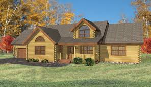 Covington Log Home Classic Floor Plan