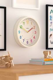 Buy Jones Clocks Kids White Linen Wall