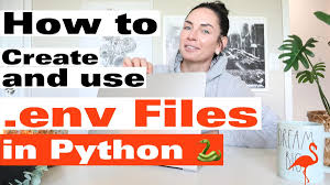 use env files in python api keys