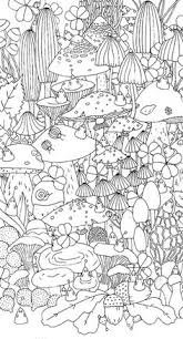 Mushroom coloring pages for adult. Mushrooms Coloring