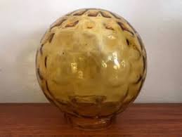 Amber Glass Lamp In New South Wales