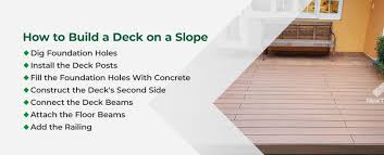 How To Install Decking On A Slope