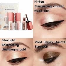 shimmer glow liquid eyeshadow set