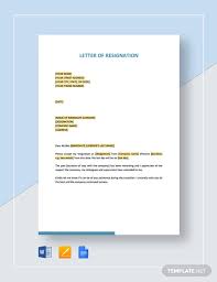 simple resignation letter 59