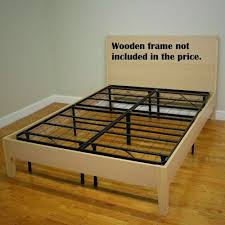 Branded Mattress Bed Frame Full Size No Noise Base Box Spring Metal Platform Foundation