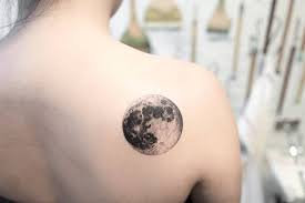 65 Moon Tattoo Design Ideas For Women To Enhance Your Beauty gambar png