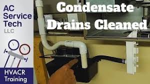 condensate drain traps lines cleaned