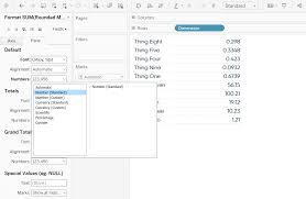 tableau formatting tip how to display