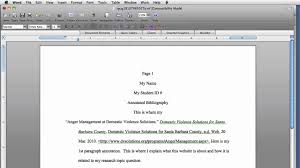 Simple Annotated Bibliography Template         Free Word  PDF    