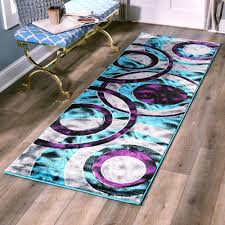 mda rugs seville 2 x 8 turquoise purple