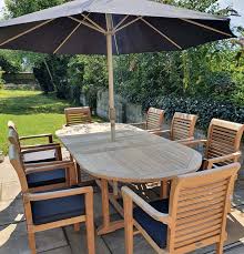 Superb 8 Seater Teak Garden Dining Sets