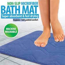 microfiber bath mat as seen on tv