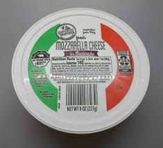 emporium selection mozzarella cheese in