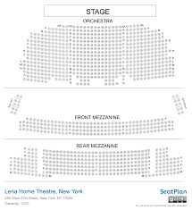 lena horne theatre new york seating