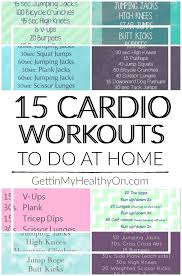 15 cardio based circuit workouts