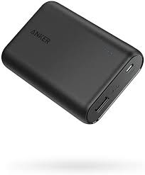 Amazon Com Anker Powercore 10000 Portable Charger One Of The Smallest And Lightest 10000mah Power Bank Ultra Compact Battery Pack High Speed Charging Technology Phone Charger For Iphone Samsung And More